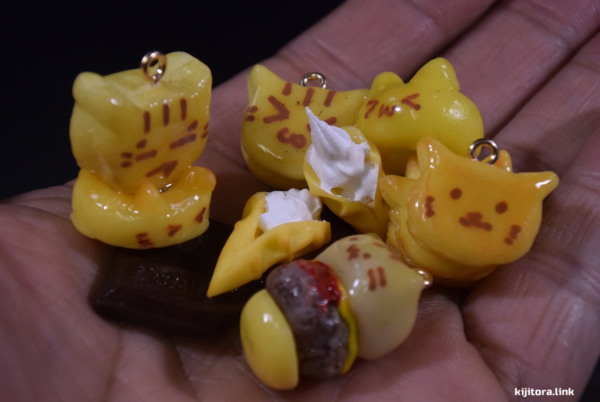 粘土の猫にポスカで顔入れしてみたらイケル気がした件 キジとら